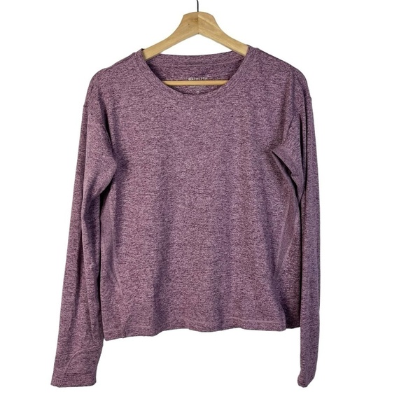 Athleta Uptempo II Elevate Purple Crewneck Long Sleeve Athletic Top XS - Picture 2 of 5